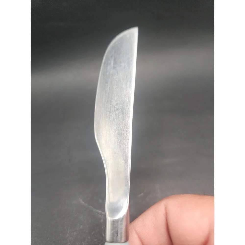 Rare VTG Blue Handled Denby Castile Dinner Butter Knife Regency Made In England